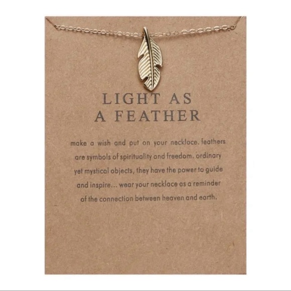 Jewelry - NEW Feather Necklace